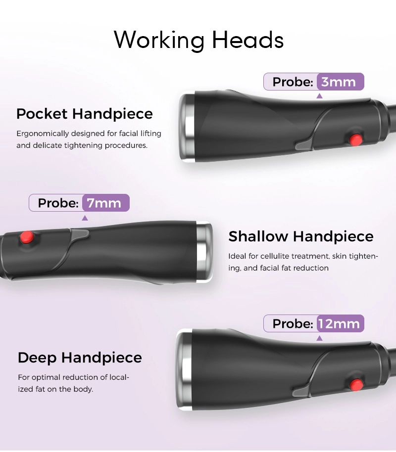 Three Handpieces for Every Depth